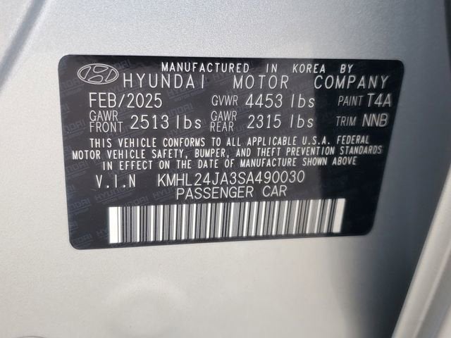 2025 Hyundai Sonata SE